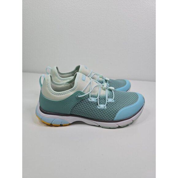 Vionic London Women's Sneaker with Bungee Laces in Blue - Size 9.5 - Picture 4 of 9